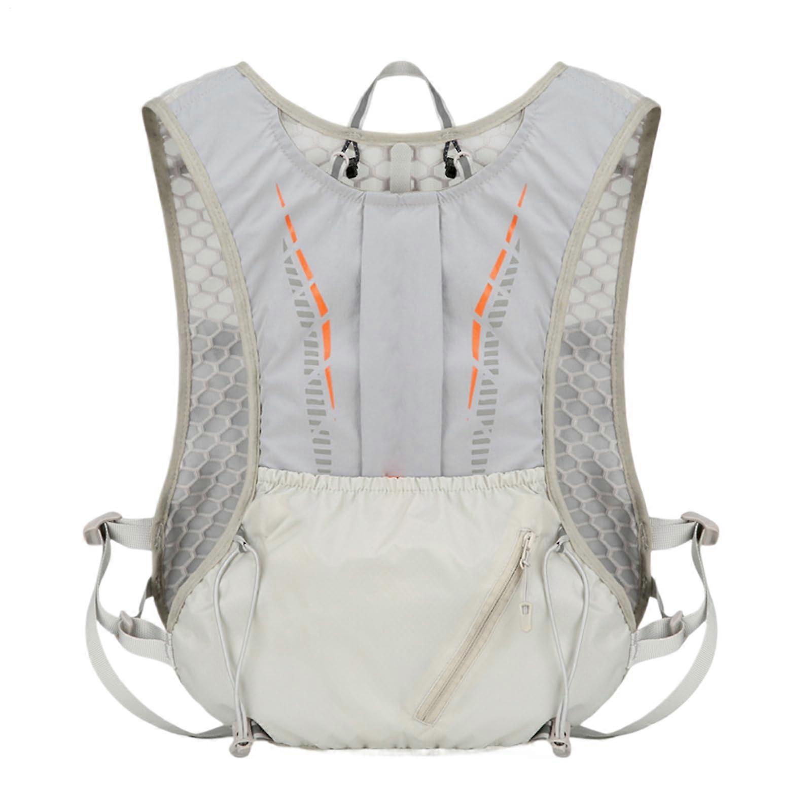Wanderrucksack | Lightweight Reflective Hiking Backpack with Ergonomic Shoulder Straps for Outdoor Activities in Gray B
