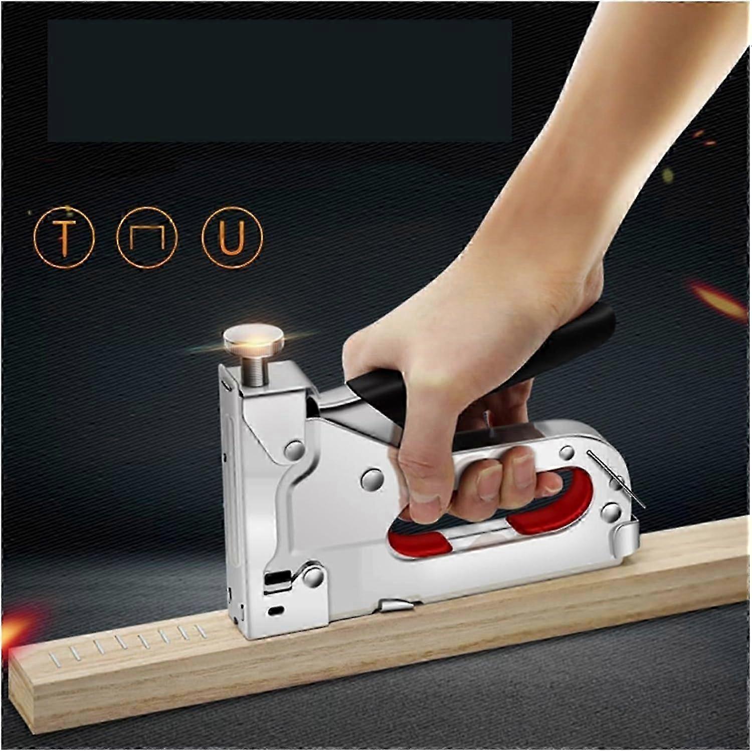 3 in 1 Manueller Tacker Tacker Nagelpistole Tacker Nagler Möbelwerkzeug Holzrahmen Tacker Edelstahl Handwerkzeug