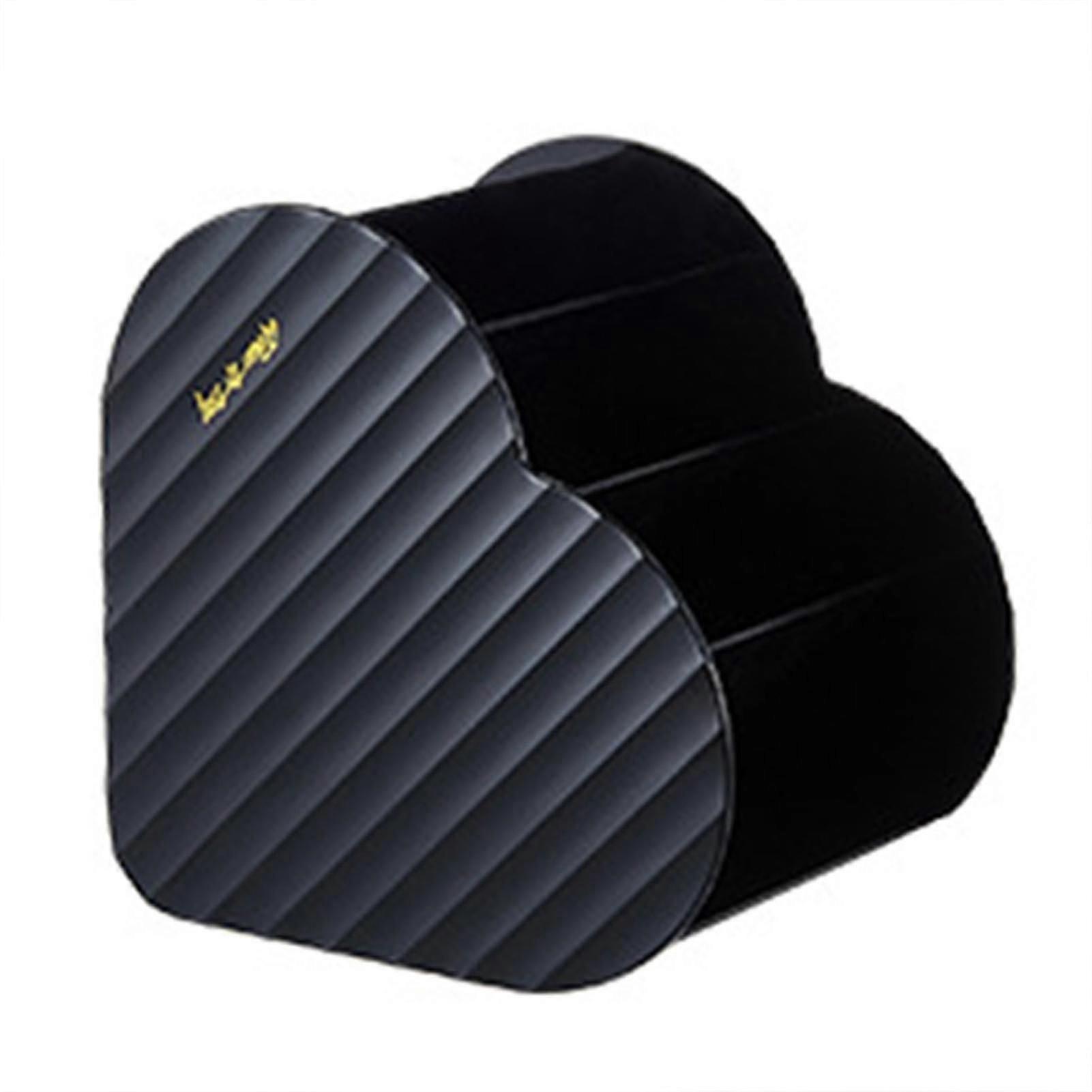 Heart Shape Multi-grids Makeup Brush Organiser Multifunctional Stable Storage Bucket For Bedroom Home