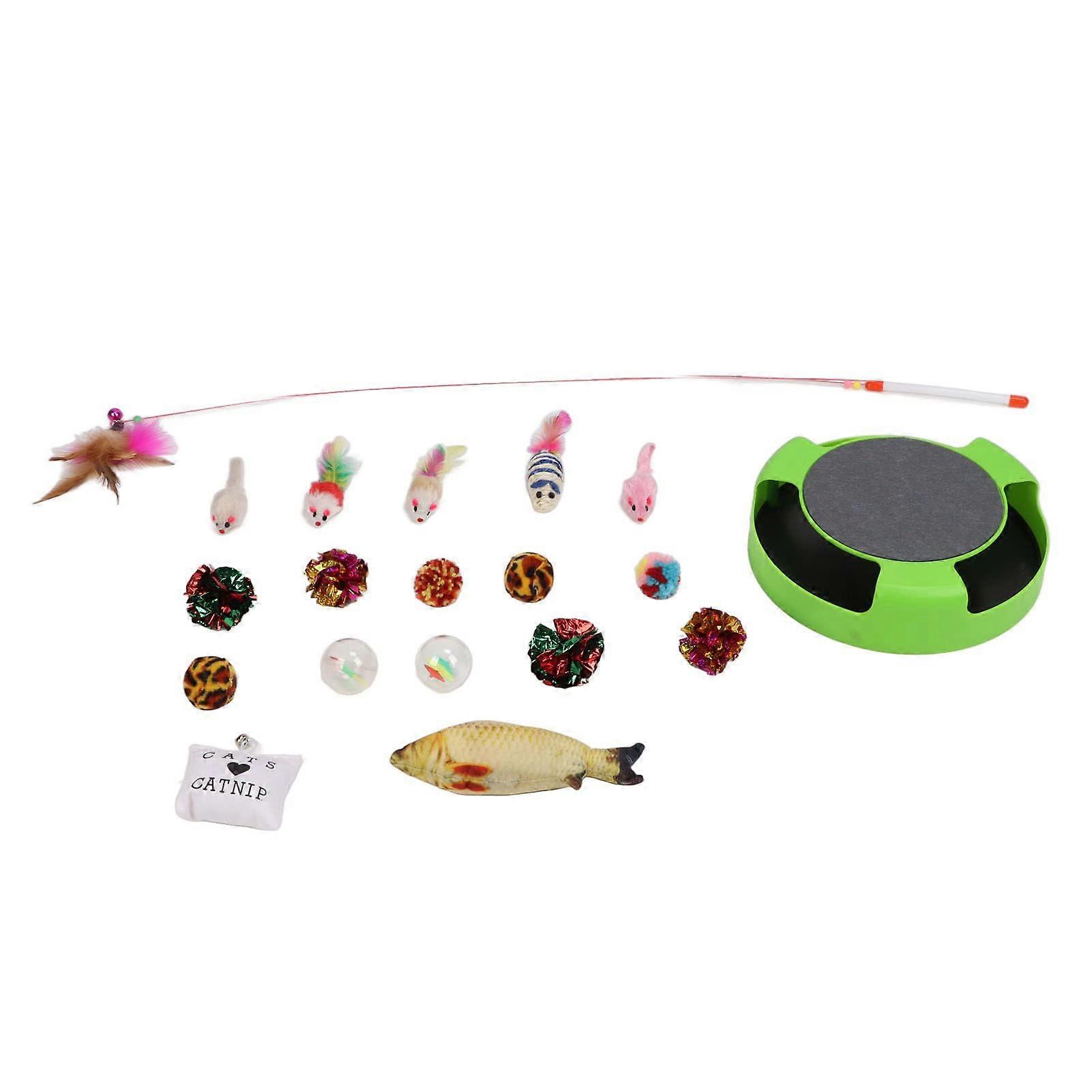 Safe Indoor Cat Catching Toys Set for Cat Lovers'