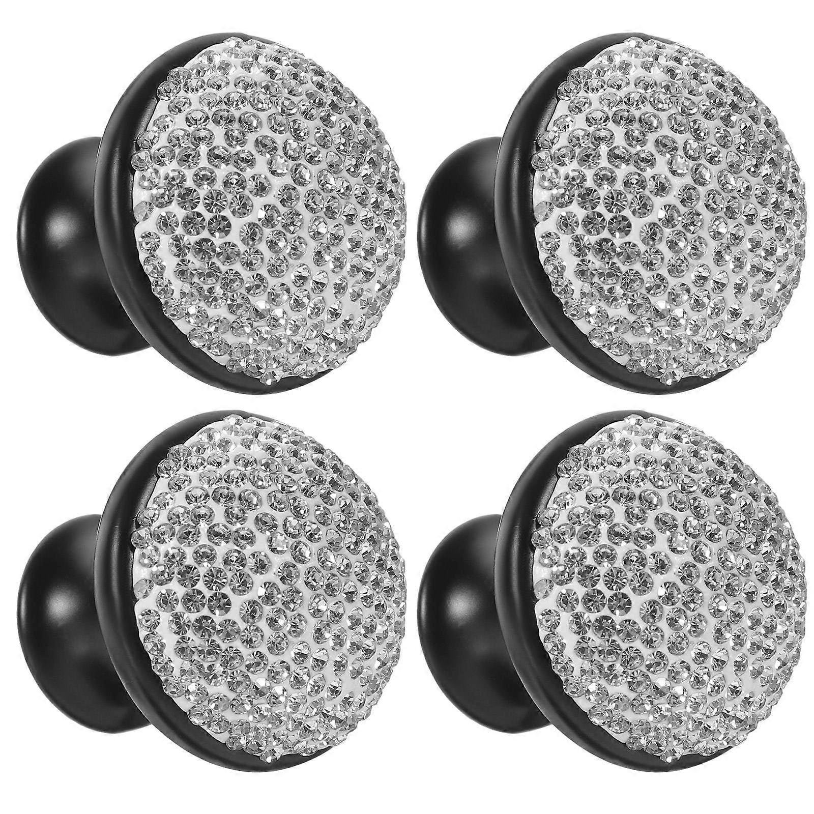 Modern Door Knobs Mushroom Design Pull Handle Aluminum Alloy Cabinet Knobs for Home Decoration White 4Pcs