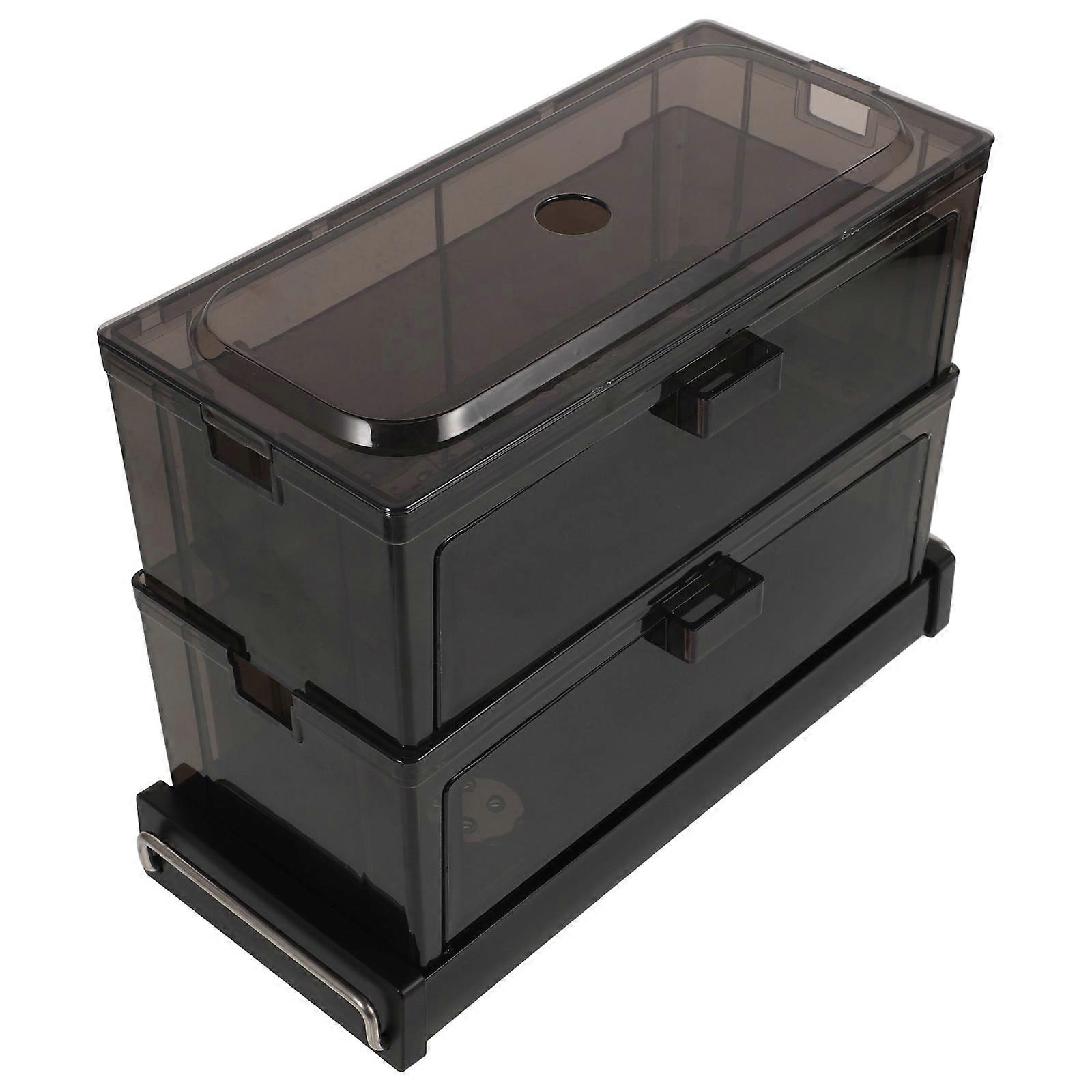 Multifunctional Filter Box Rectangular Shape Aquarium Owners Water Softening Purification 2Pack