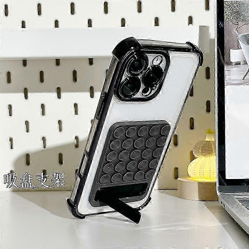 2 in 1 Suction Cup Phone Mount,Hands-Free Sticky Phone Grip Mount,Multi-Purpose Phone Sticky Grip for iPhone and Android for PhoneSuction Phone Mount