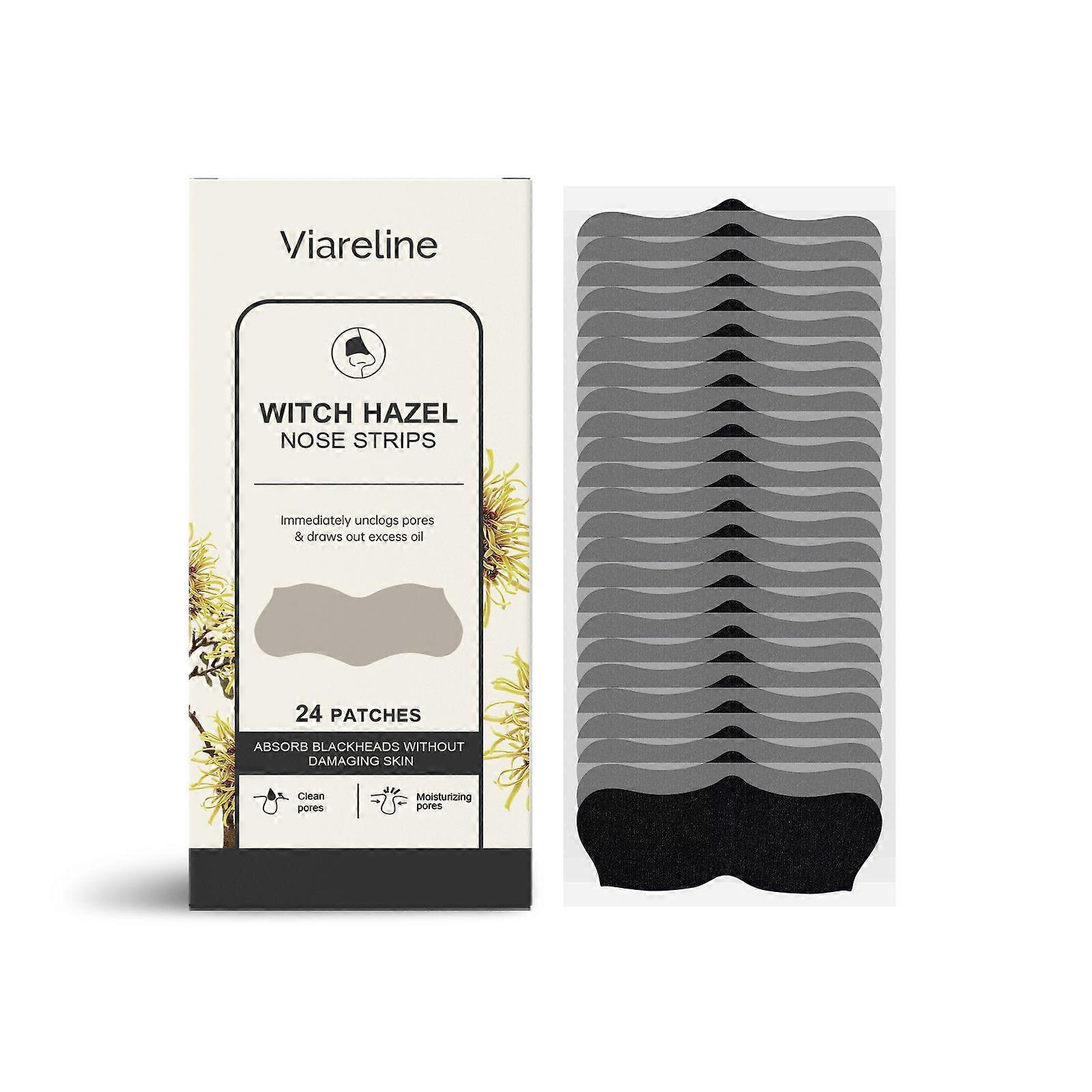 Blackhead Pore Patches - Deep Clean Nose, Remove Blackheads, Soothing & Moisturizing, 24 Patches