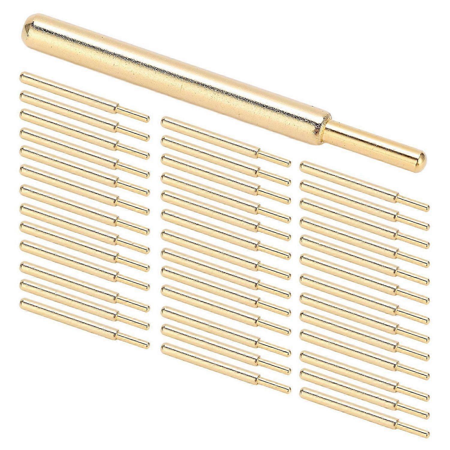 50Pcs Spring Needle Round Head 3.2mm Stable Test Probe for Electronic Components