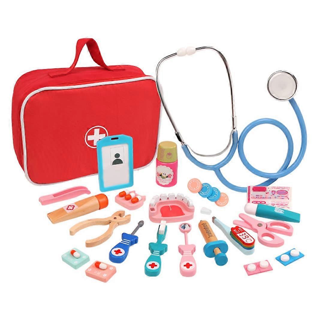 Kinder Play Doctor Kit Dentist Tools Educational Toy System Kids Dentist Role Play Scientific Kit for