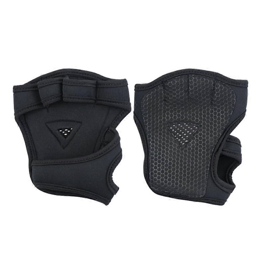 M Code Rubber Training Gloves with Four Fingers, Strength Training Gloves, Gym Gloves, Weight Lifting Gloves for Men and Women, Easy to Use