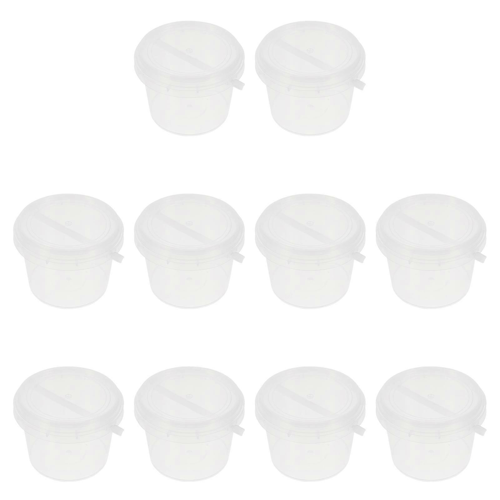 ふた付きミニキャンディーバケツホームストレージ3.5×3.5×2.8inストレージ10個