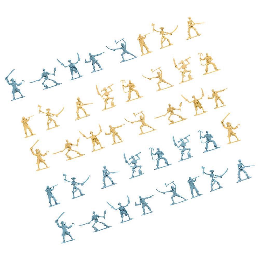 100pcs Pirate Soldier Mini Figures for Decor, DIY Crafts & Themed Parties – Safe & Reusable Models for Collectors