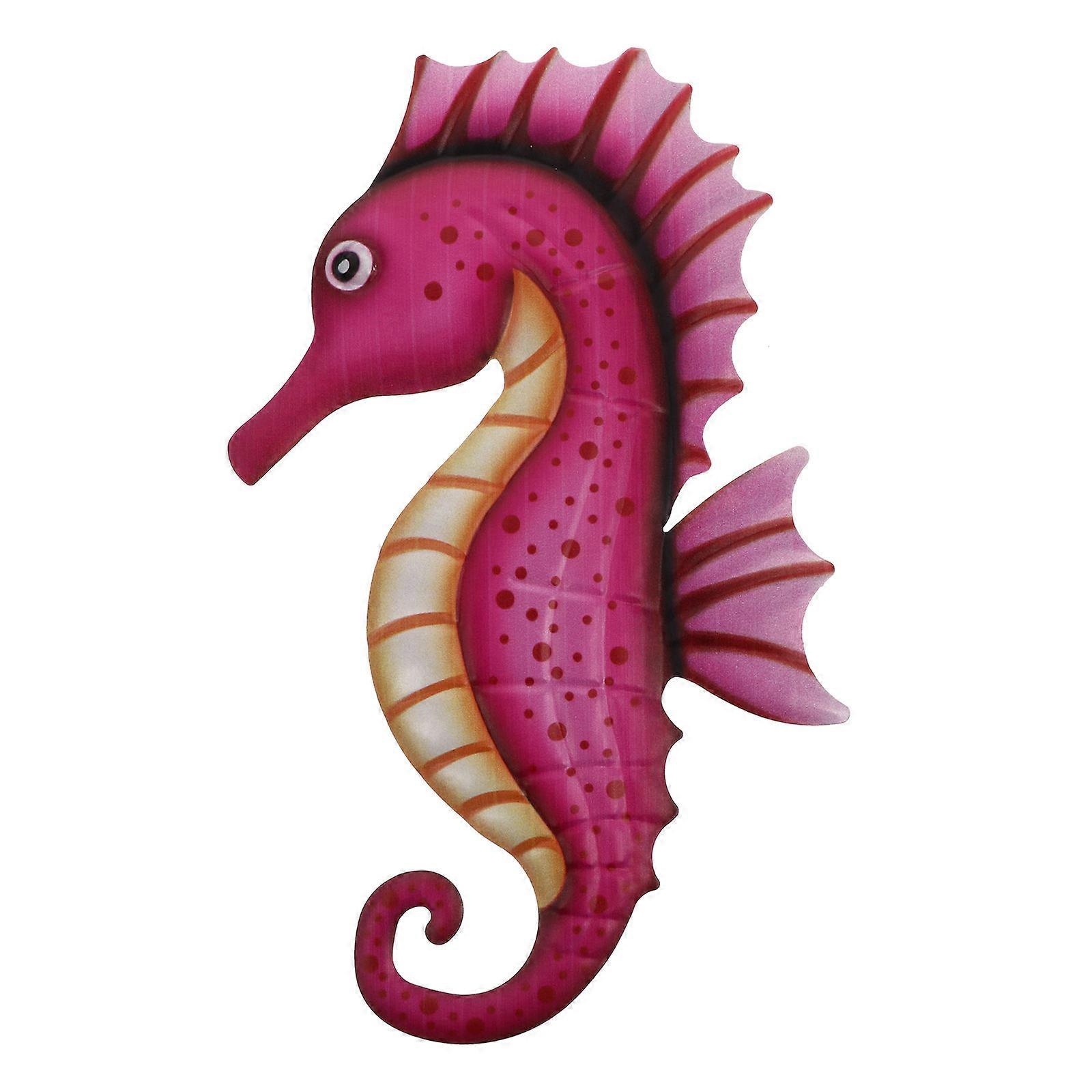 Decorative Sea Horse Hanging Hangings Pink 33X19CM Hotel 1Pc