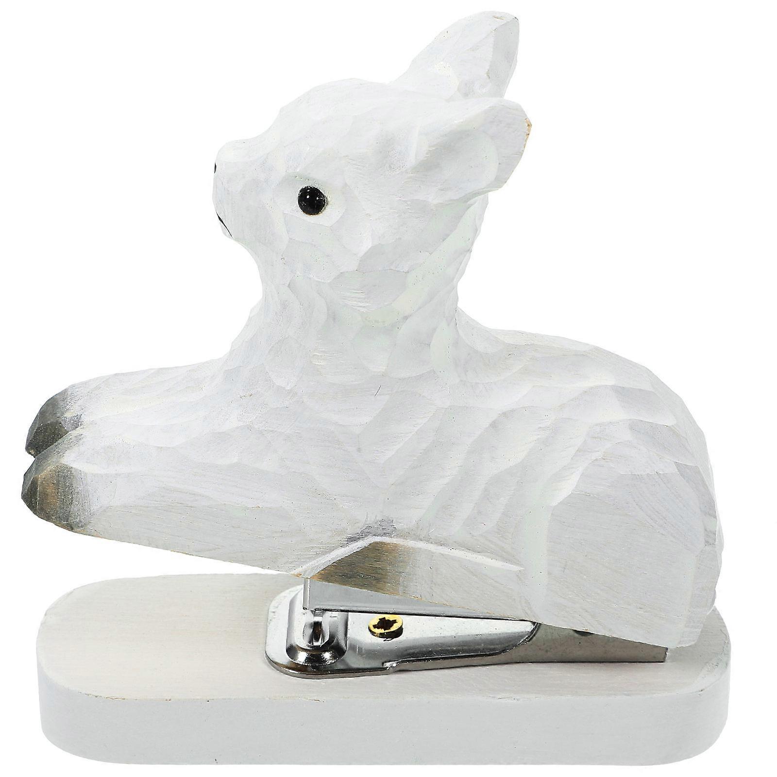 Metal Hand Stapler Animal Design Multi-Function Tabletop Decoration For Kids Adults 1Pack