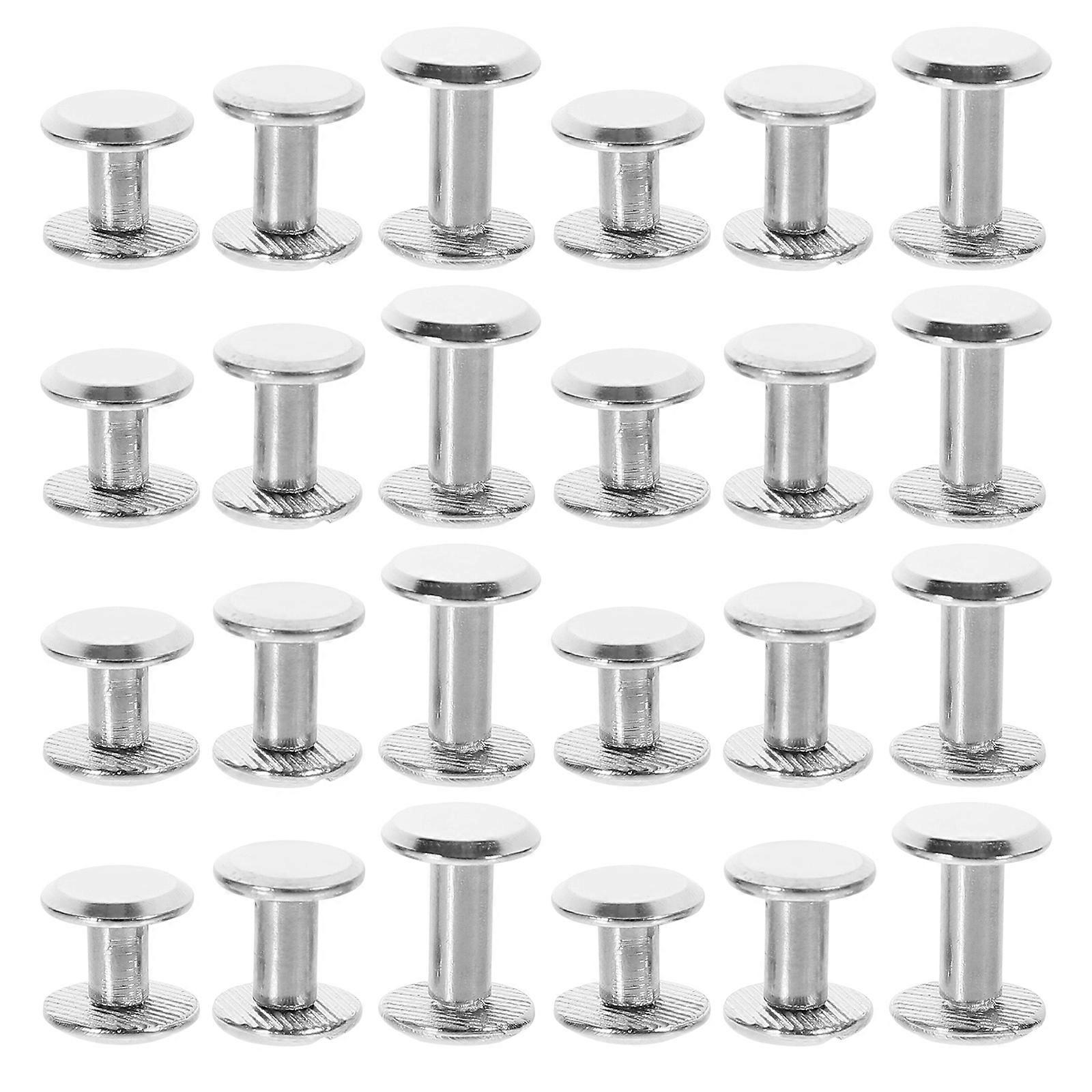 Binding Barrels and Screws Set Chicago Screw Diy Projects Cylindrical Carbon Steel Binding 75Set