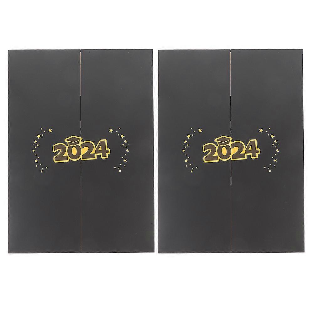 2pcs Graduation Guest Sign Book for Class of Party Decorations and Memory Keepsake for College and High School
