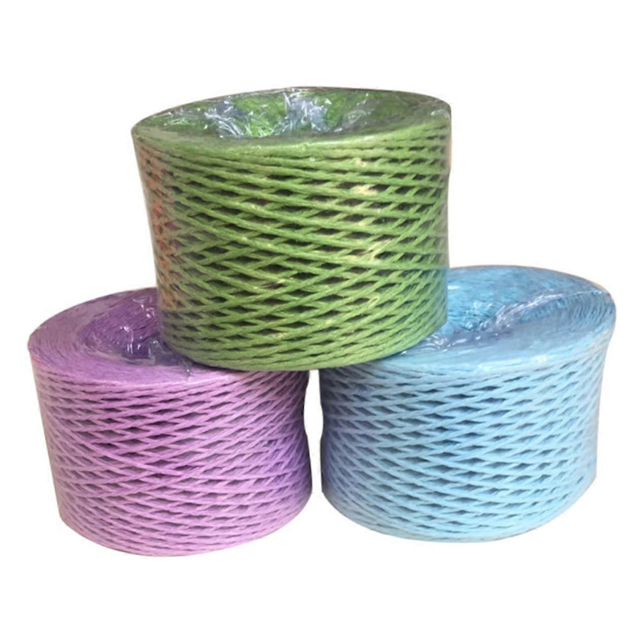 Paper string, 218 yards, 0.08 inches wide, craft string for projects, festival decorations.'