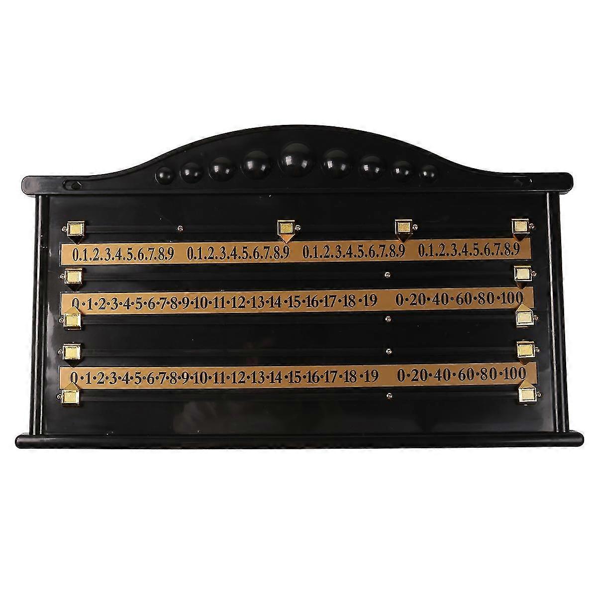Billiards Scoreboard Snooker Score Recorder Billiard Club Game Recording Board Calculation Number Accessories