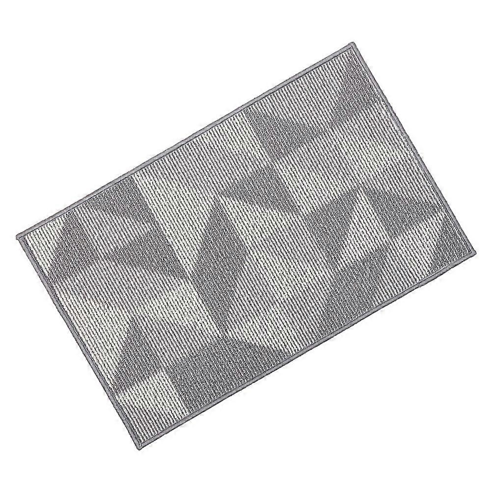 Kitchen Mats Floor Mats for House TPR Material Grey Rectangle Shape 31.44x19.65inch 1Set