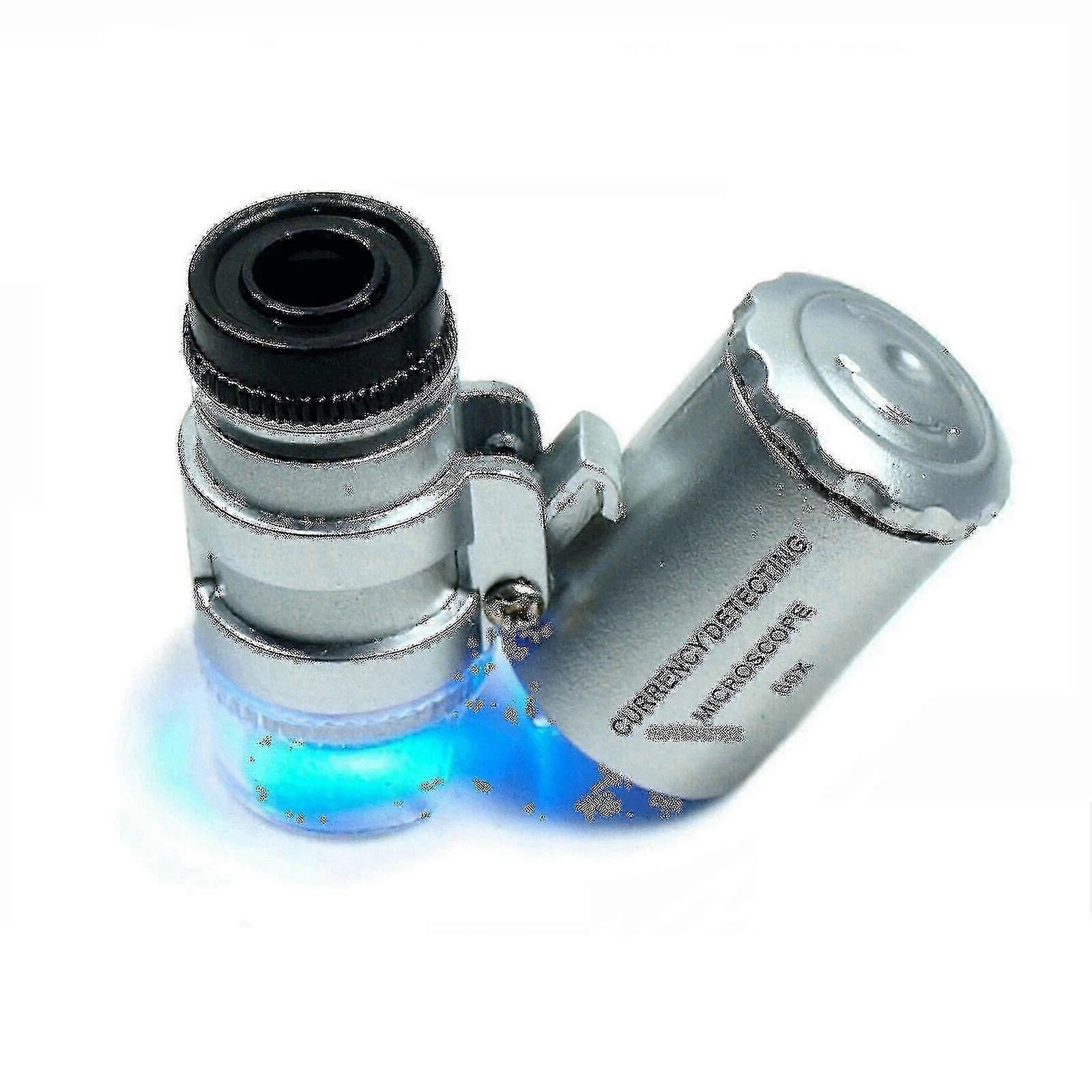 60x Lupe Lupe Schmuck Juweliere Tasche Lupe Loop Augenglas LED Licht