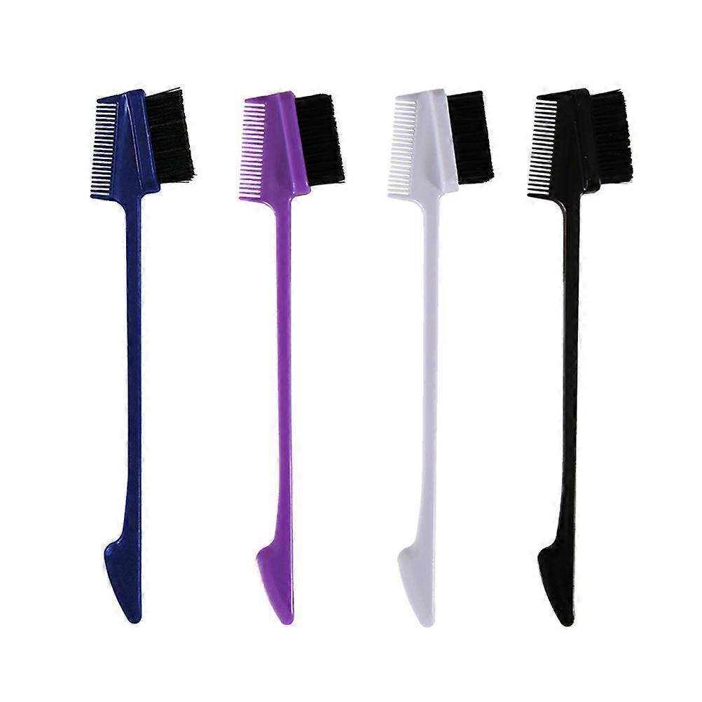 Brow Brushes For Eyebrows Portable Mini Makeup Brushes Styling 4Pcs