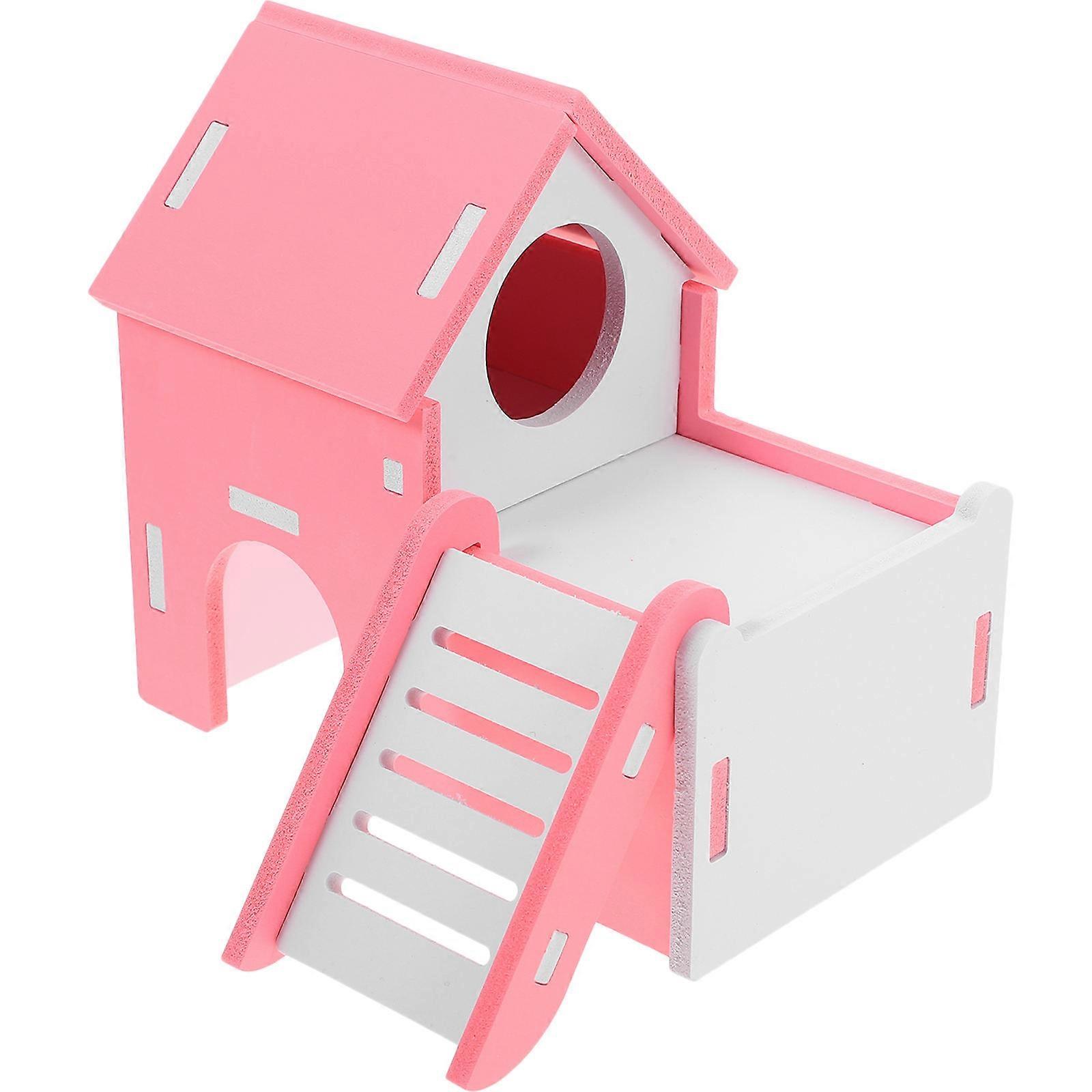 Guinea Pig Hideout with Ramp Small Animal Habitat for Guinea Pig and Chinchilla