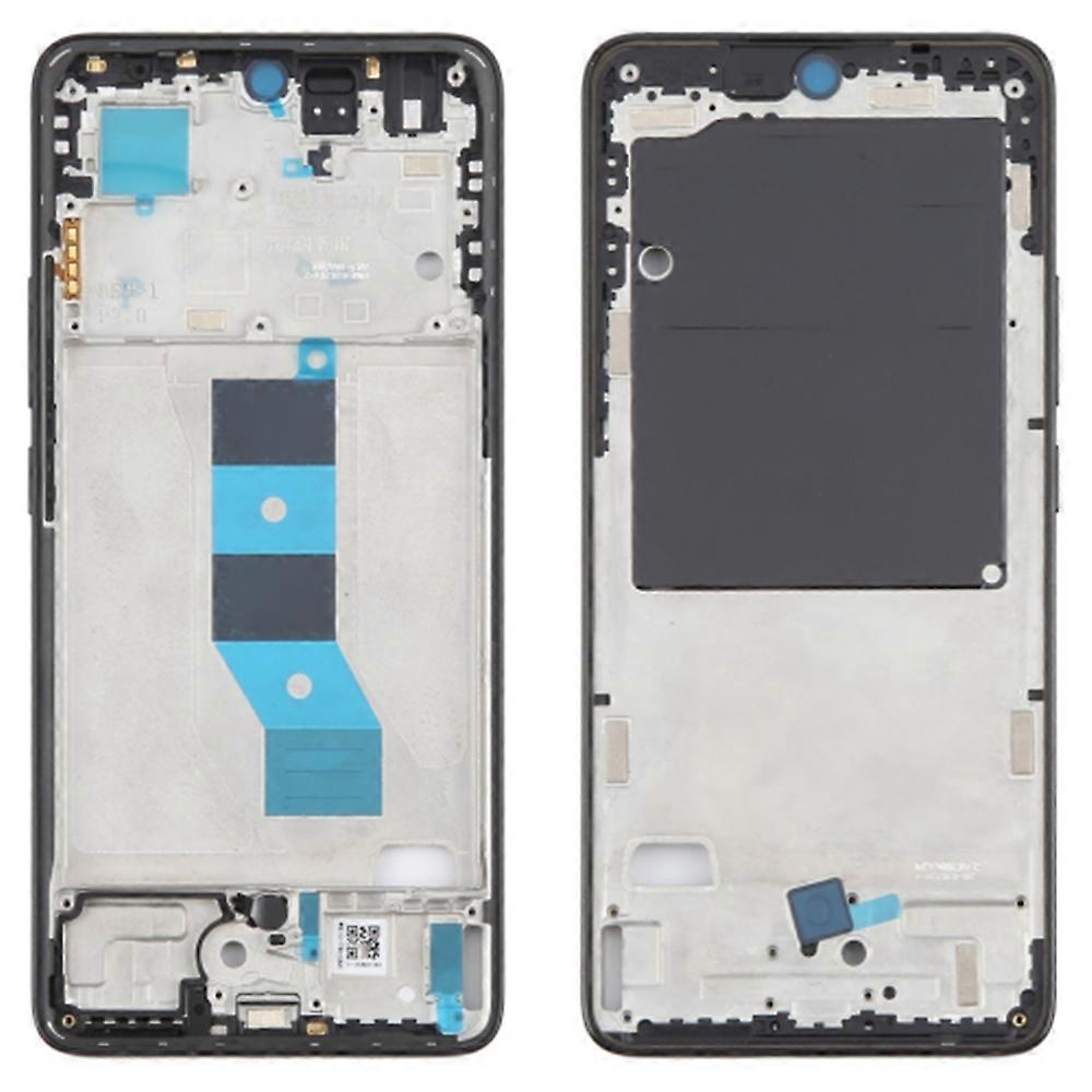 For Xiaomi Redmi Note 14 5G OEM Middle Plate Frame Repair Part (A-Side) (Without Logo) - Black