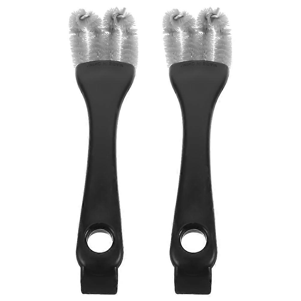 Compact Design Multi-Functional Cleaning Brush Ideal For Home Use Outdoor Camping 16.50X3.50X2.00CM Assorted Color 2Pcs