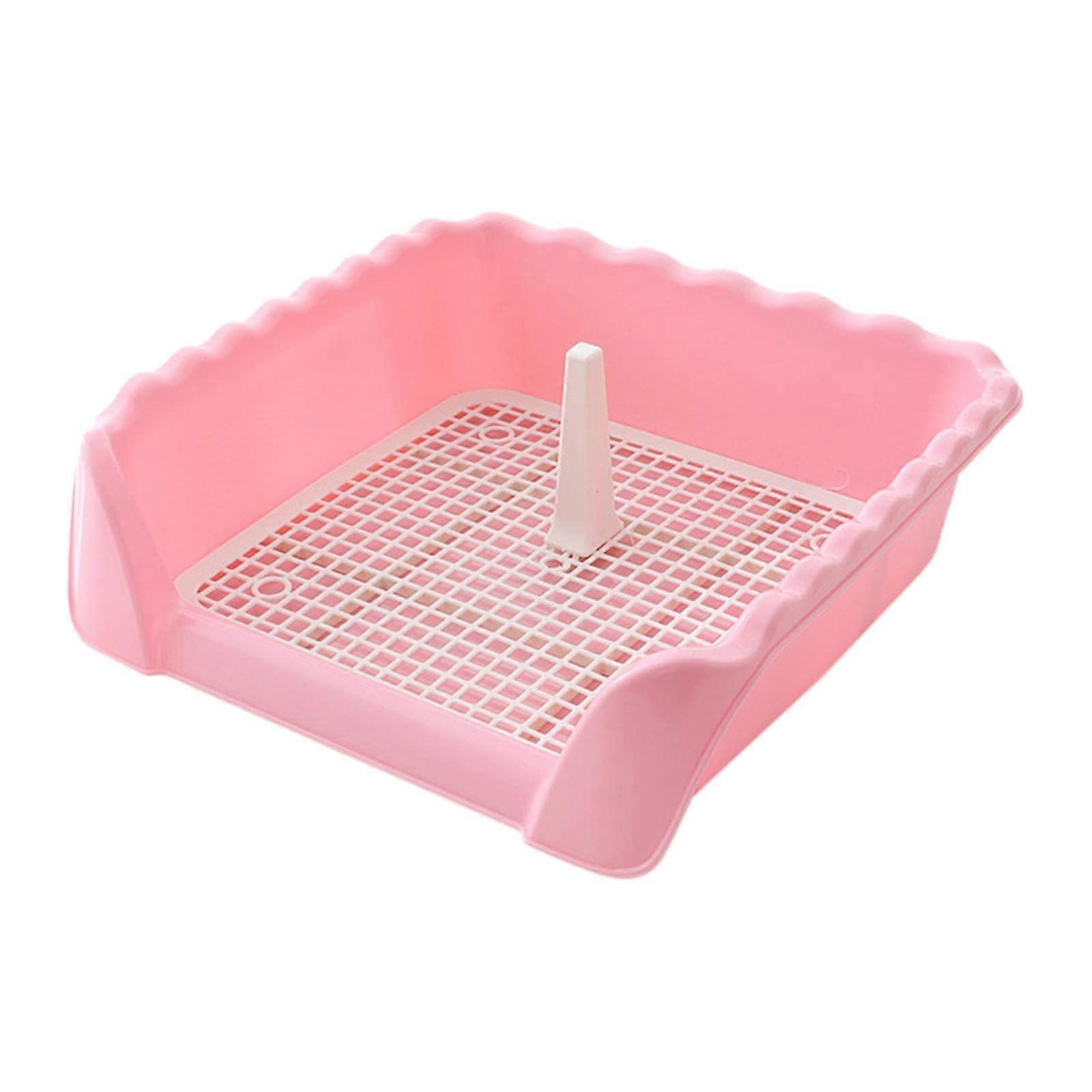 Portable indoor pet toilet Practical and hygienic, small pink