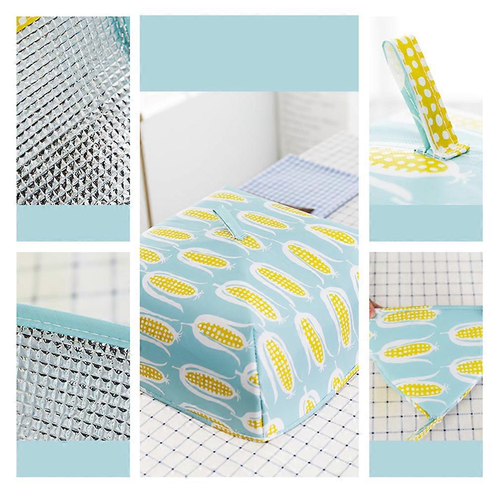 Table Food Insulation Cover Material Square Shape Winter Hot Food Insulation Dish Cover L 1Pcs