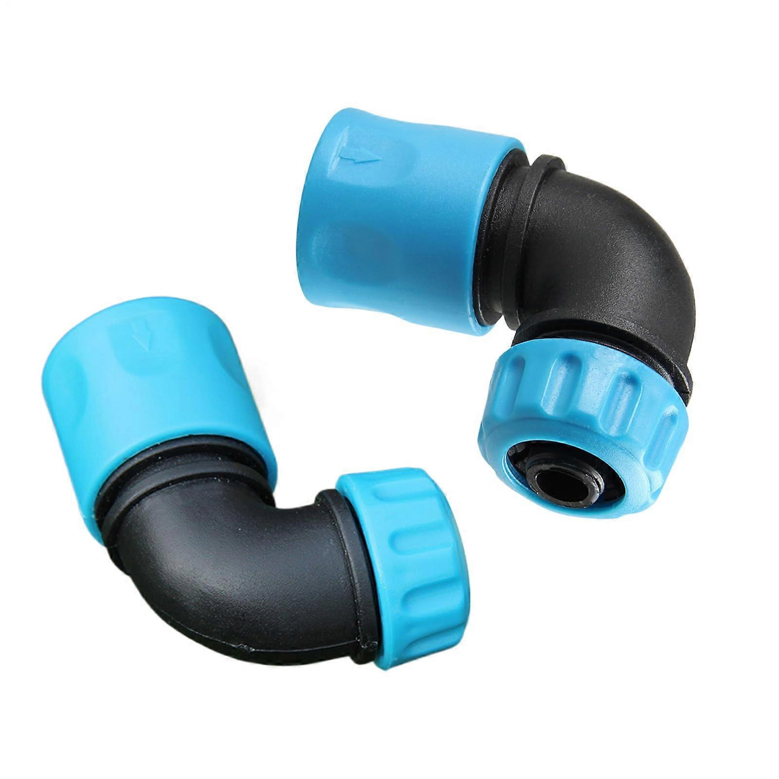Garden Hose Quick Coupling Elbow Adapter, 1/2 Inch Quick Connection, 90 Degree Elbow