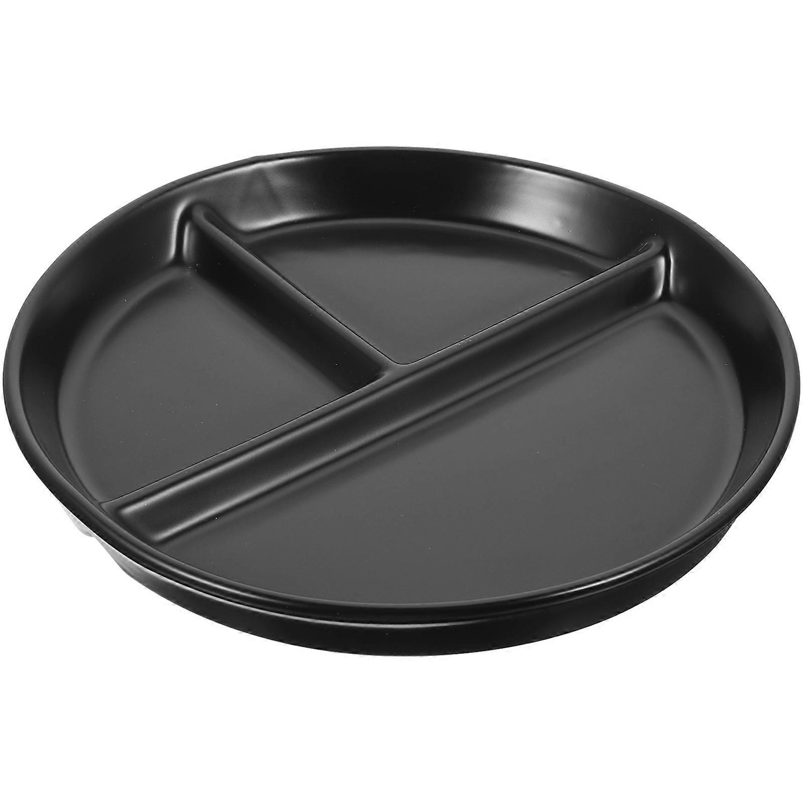 Ceramic Divided Plate for Portion Control, Elegant Design, Microwave and Dishwasher Safe for Breakfast, Appetizers, Snacks