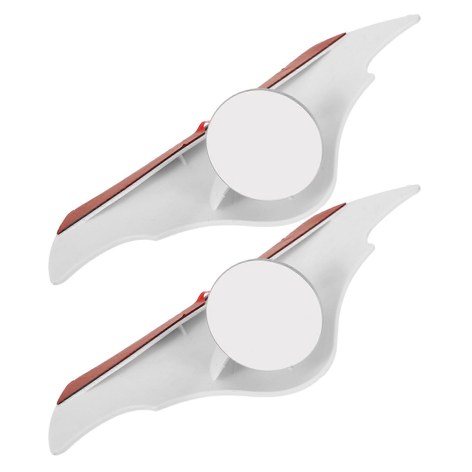 Blind Spot Mirror for Car with Durable PVC Material and Clear Surface White Color for Car Use 1 Pair
