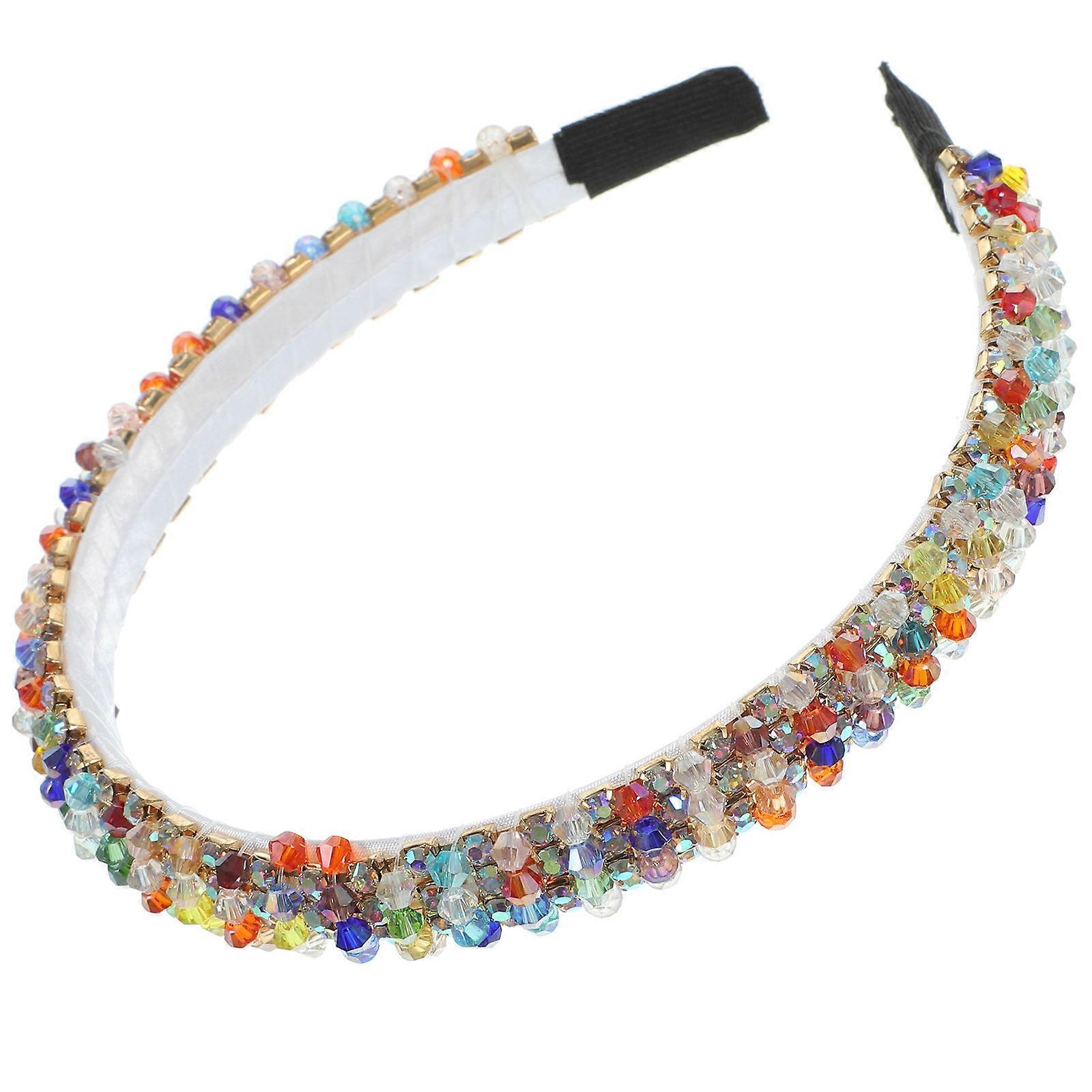 Here's a polished and professional product description for your **Sparkling Rhinestone Headband**:
✨ **Sparkling Rhinestone Headband for Women**