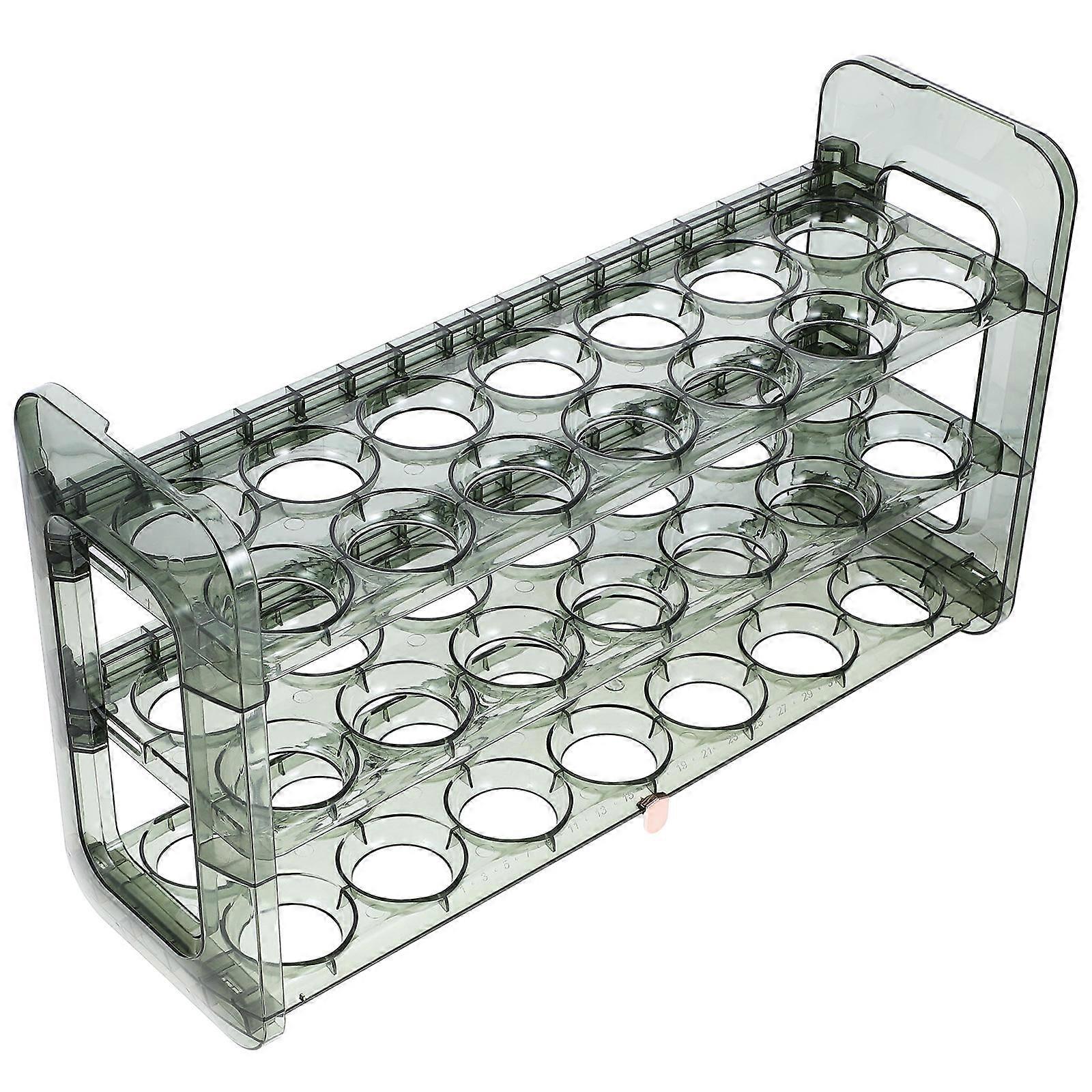 Egg Holder Flipping Household Egg Storage Rack Multi grid Egg Box Egg Preservation Box