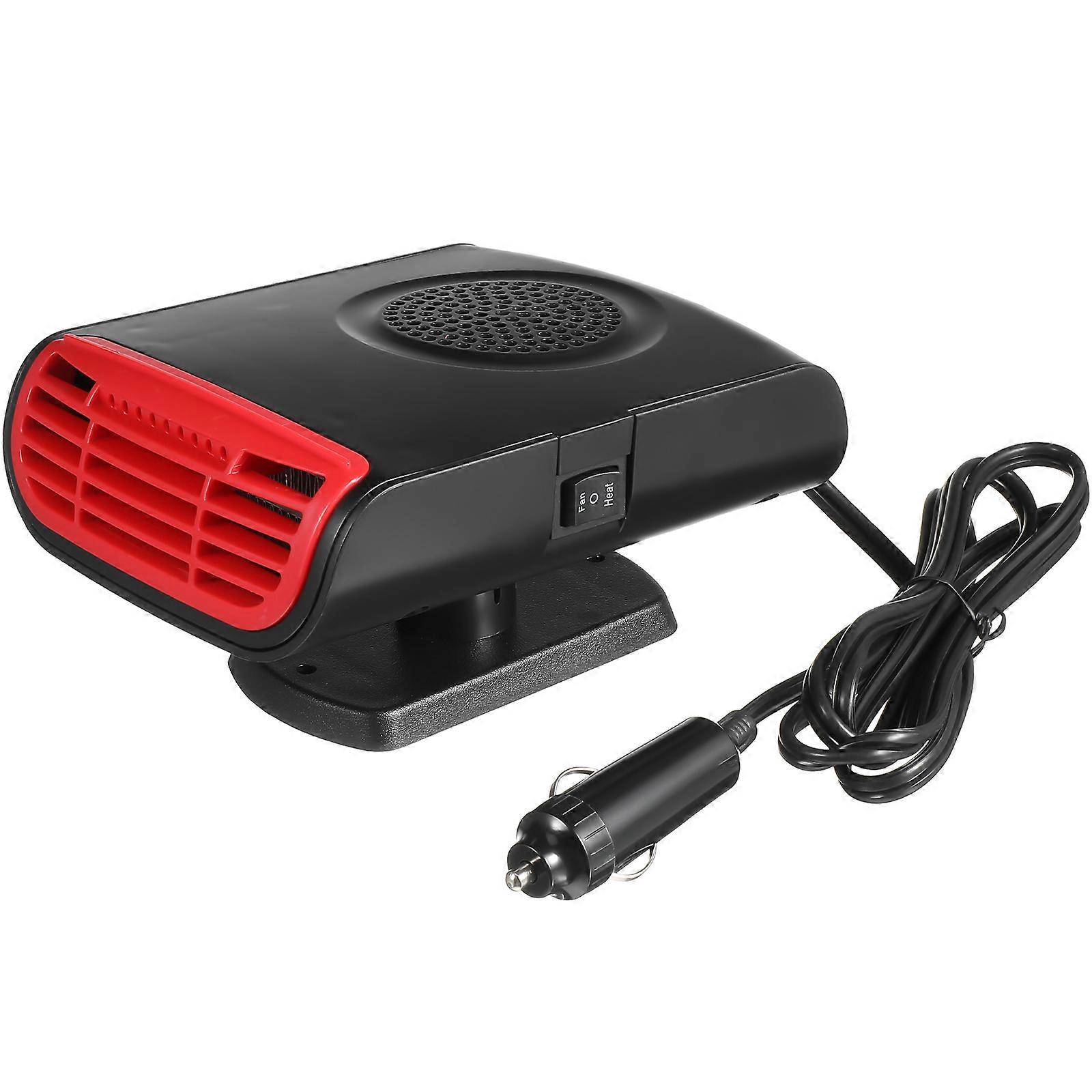 Raindrops Auto Heater Fan Car Defroster for Truck Winter Window 1 Set Black
