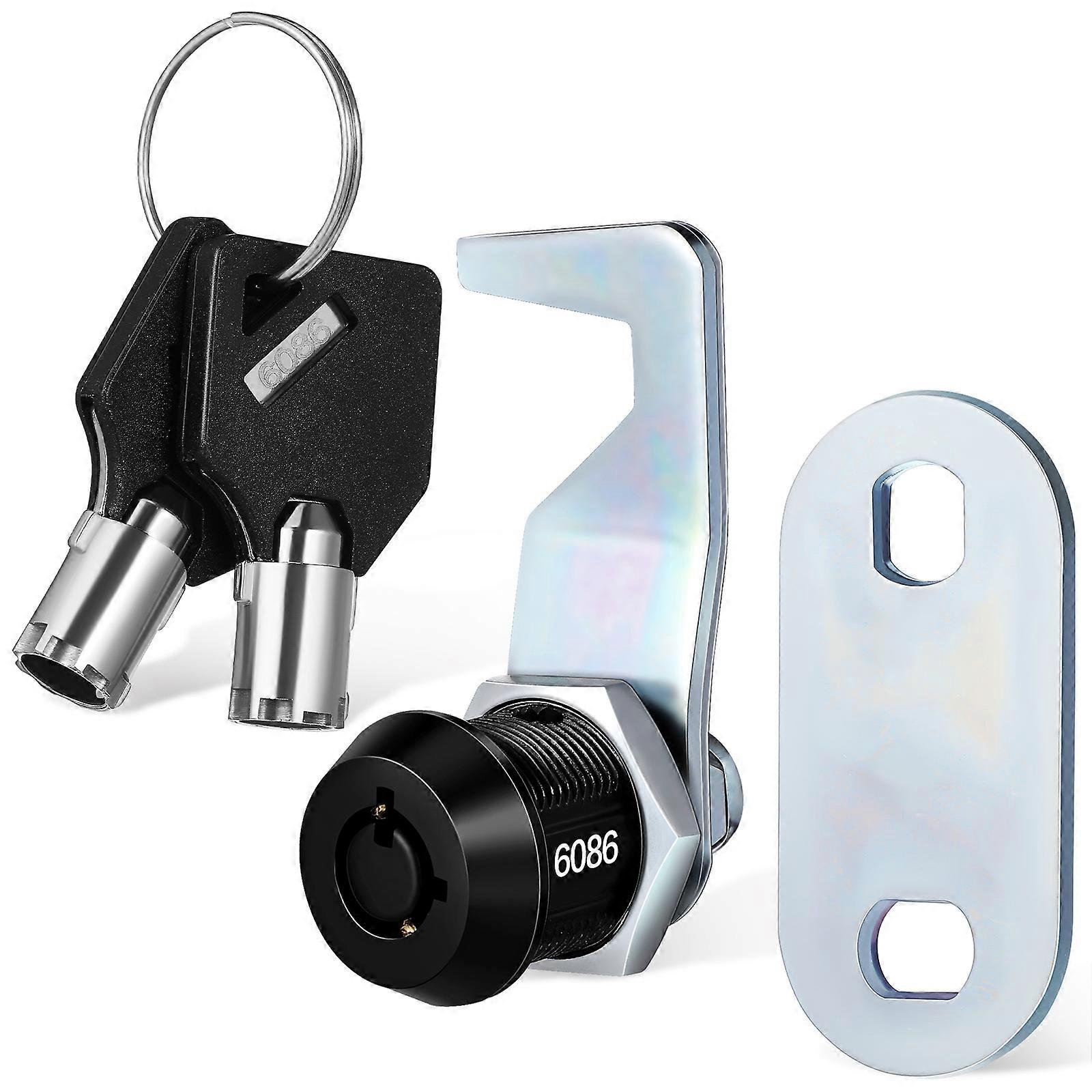Tubular Cam Locks with Keys for RV Doors, Mailboxes, Cabinets, and Toolboxes – Durable Replacement Security Locks for Furniture and Storage Units