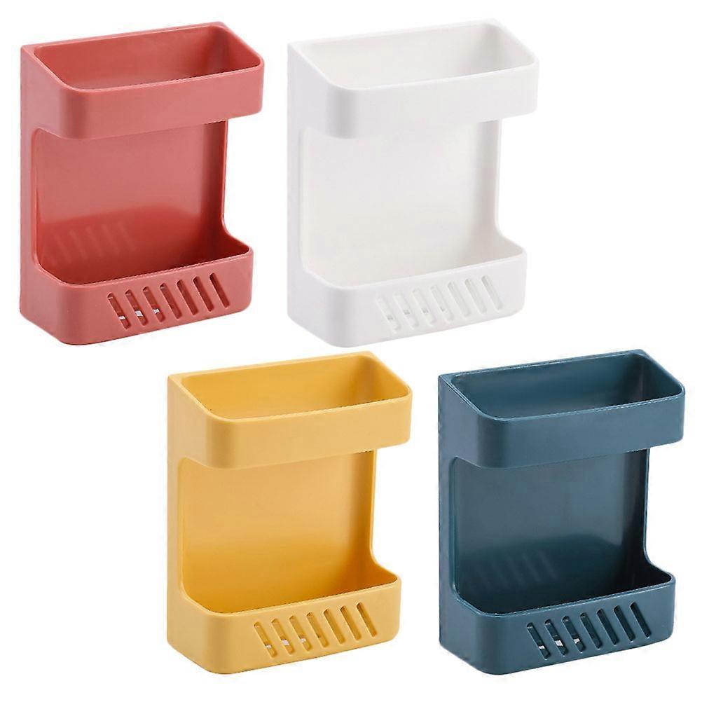 Wall Mountable Storage Boxes Made of PP Material for Phone Charging and Home Organization 4pcs Assorted Color