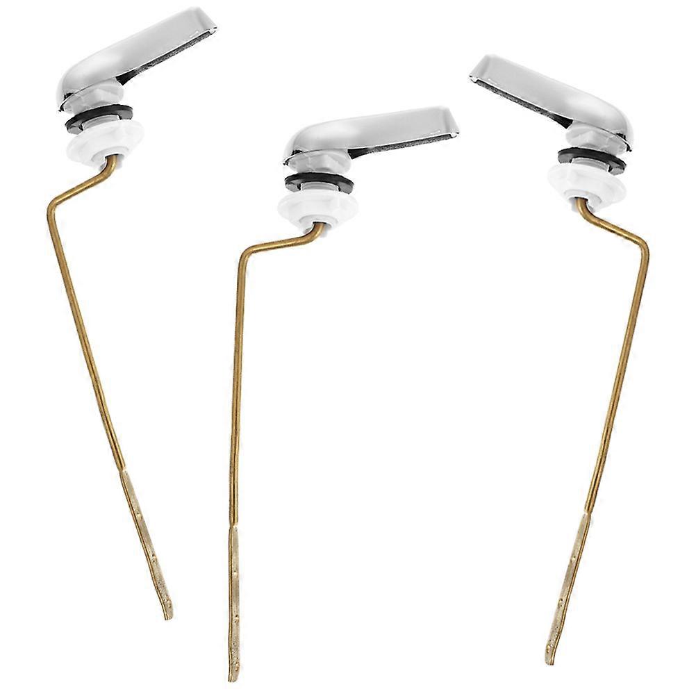 3pcs Toilet Flush Handle Replacement Side Mount Lever