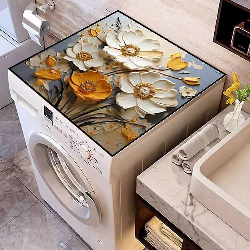 Washing Machine Cover (3D Flower 60 x 60 cm)