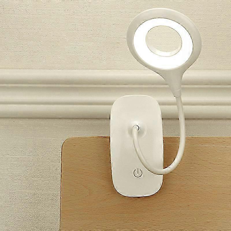 Rechargeable LED Book Light with Clip, 3 Modes & Brightness Levels for Office, Home, Reading, and Bedside Use