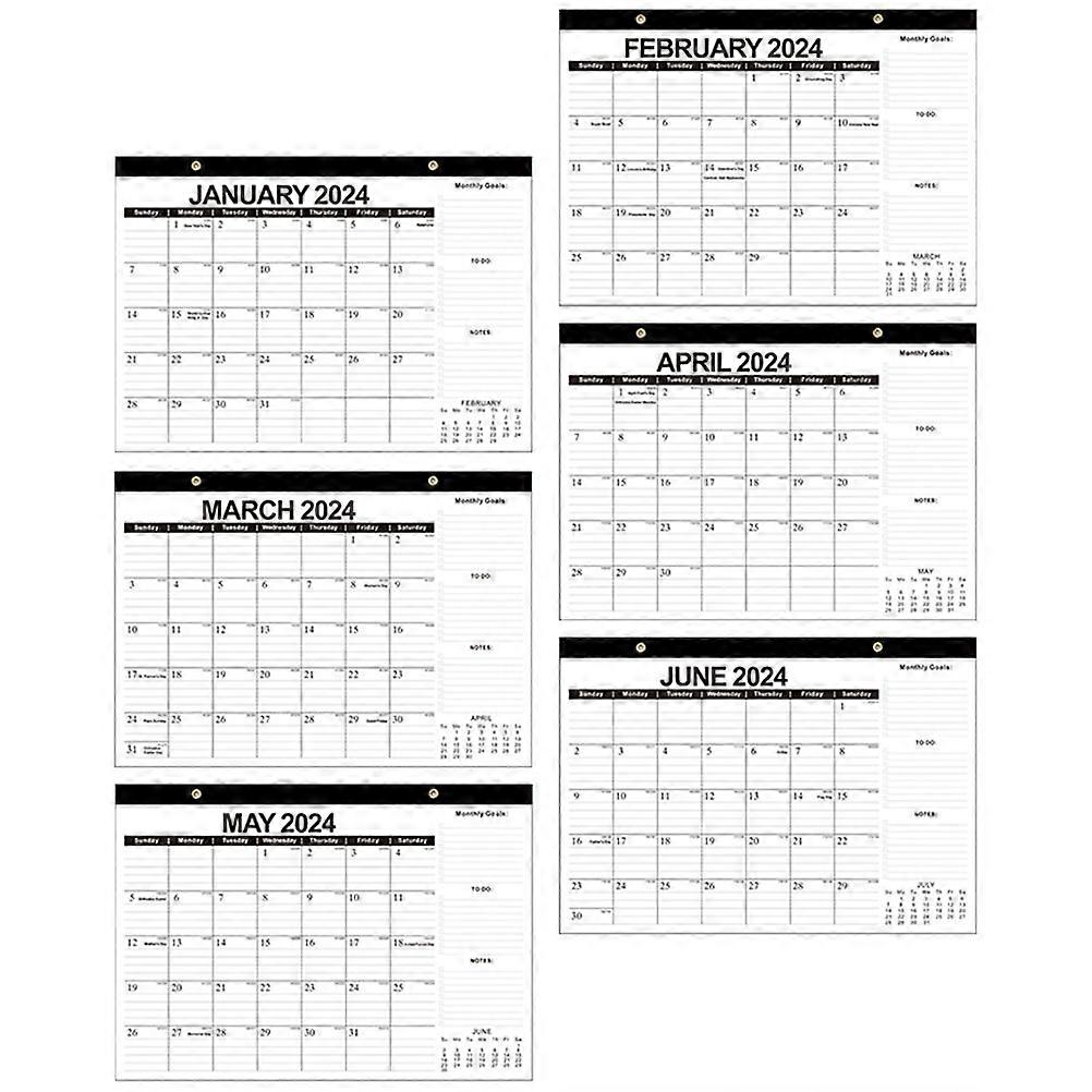 Planning Monthly Calendar For General Users 16.9X12X0.2In Schedule Organization Simple And Plain 1Pack