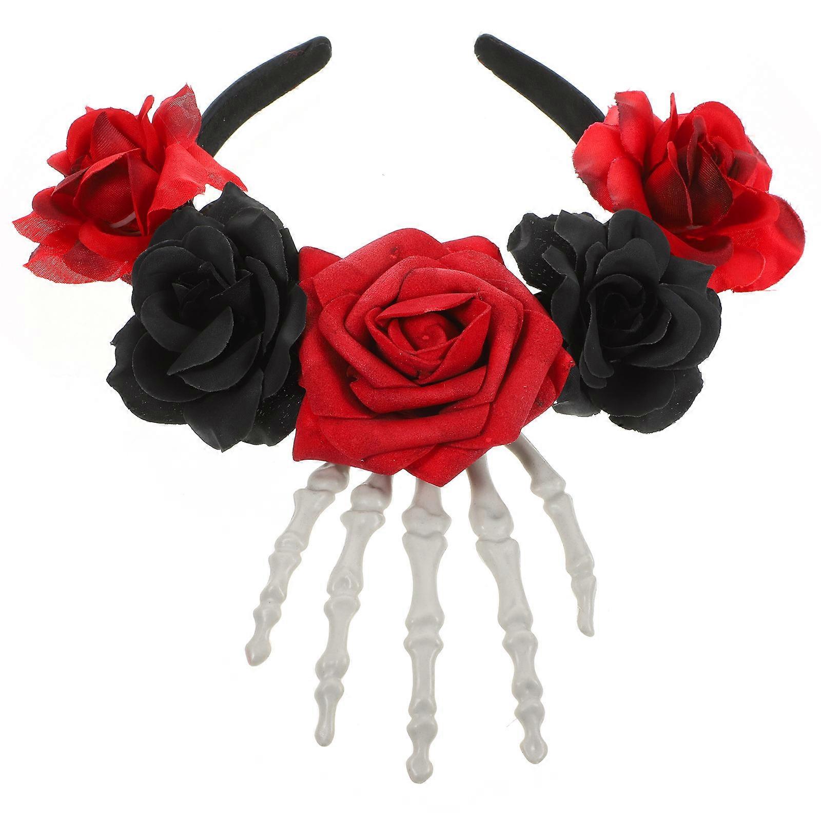 Circular Halloween Headband Hair Accessory For Women Designed For Themed Parties In Multi Color 1Pack