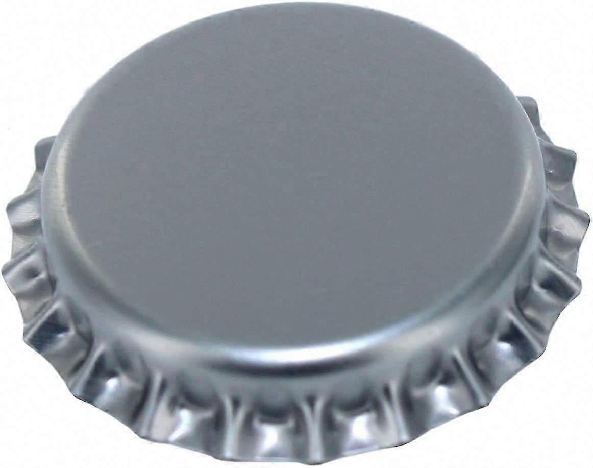 Beer Bottle Crown Caps - Silver Oxygen Barrier - 150 Count for Home Brewing