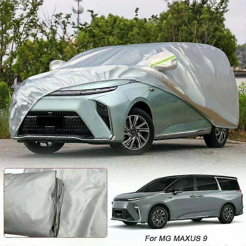 210T Polyester For MG MAXUS 9 MG3 MG4 MG5 ES EP GT MG7 MG9 RISHING F7 HS S9 RISING R7 ZS RX5 RX8 RX9 Waterproof Car Cover