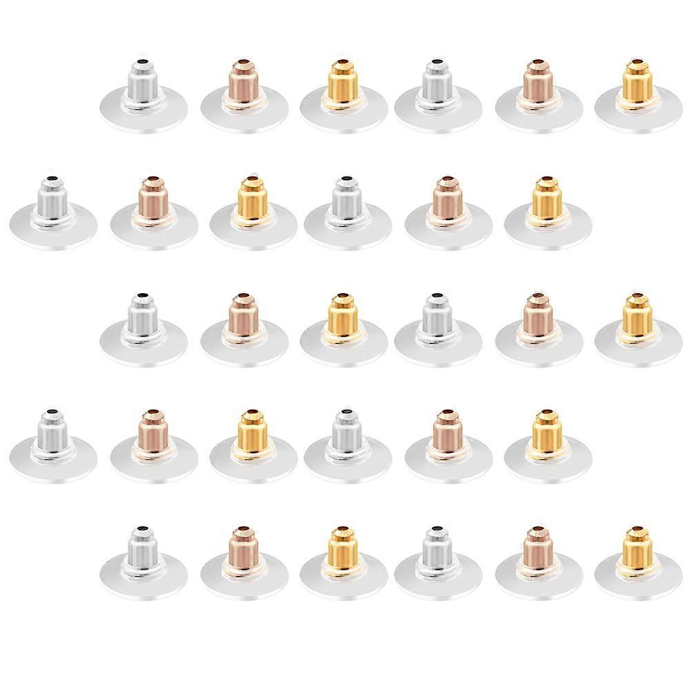 Earring Supplies 300 Pcs Clip-On Earring Findings Pad Base For Craft Enthusiasts Simple Design DIY Projects