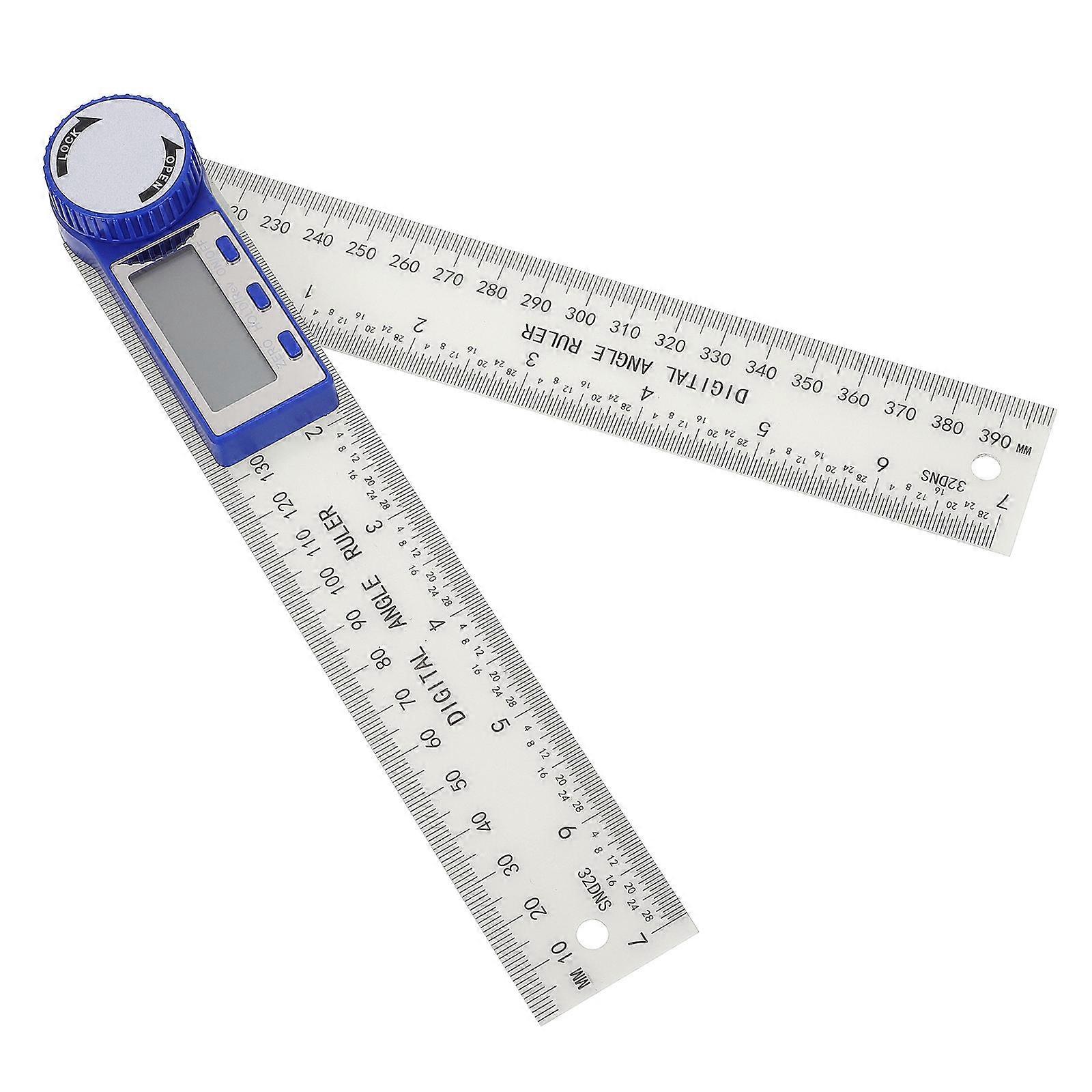 Angle Gauge With Dual Scales Reading For Construction 200mm Lightweight 1Pcs