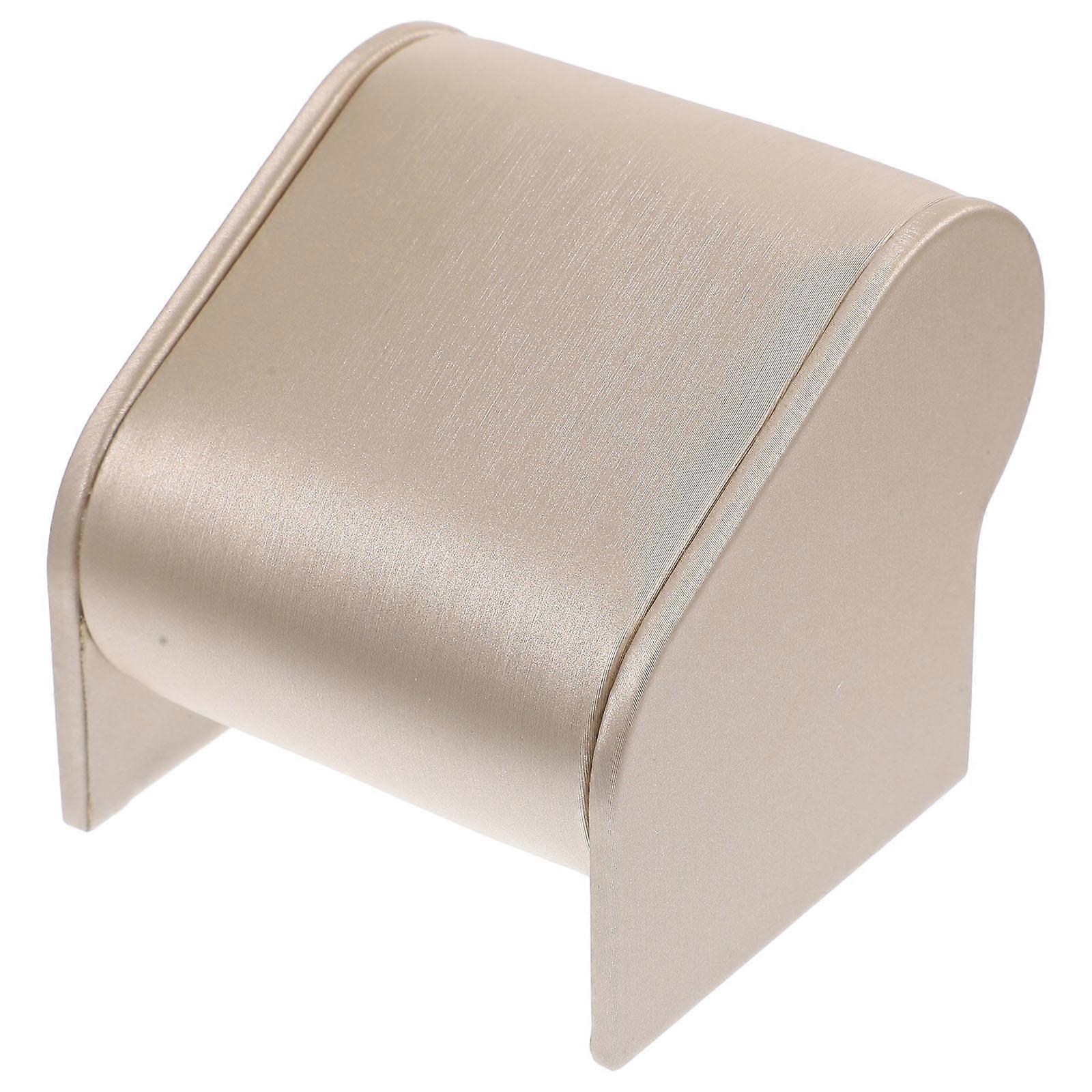 Square Watch Holder Display Rack In Beige Ideal For Jewelry Trade Shows And Photography Functions Storing 1Pack