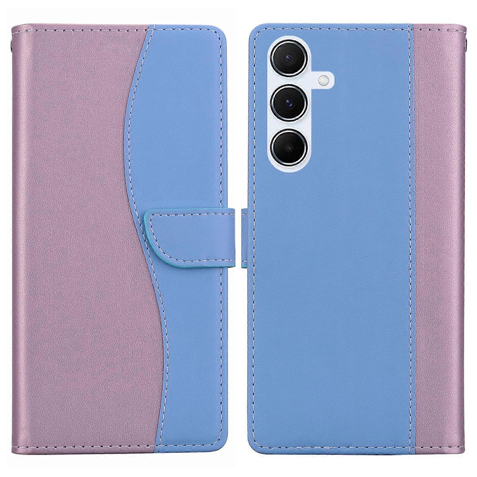 Embossed Two-Color Leather Phone Case