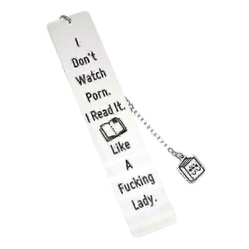Metal Bookmarks for Non-Porn Viewing