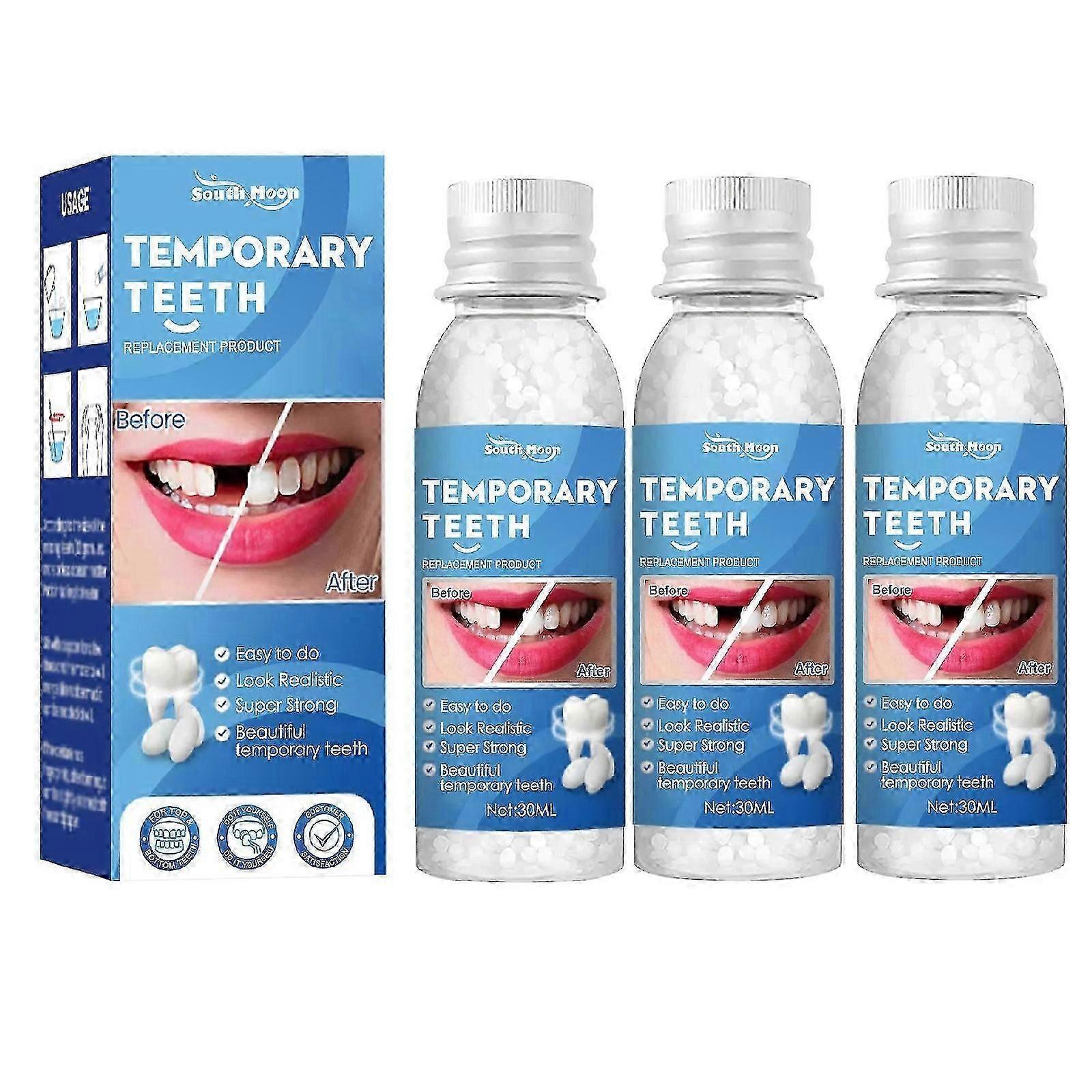 Resin Tooth Repair Glue Shapeable Teeth Gaps Filling Solid Glue Temporary Teeth Repair Falseteeth Glue Safety Dental Supplies