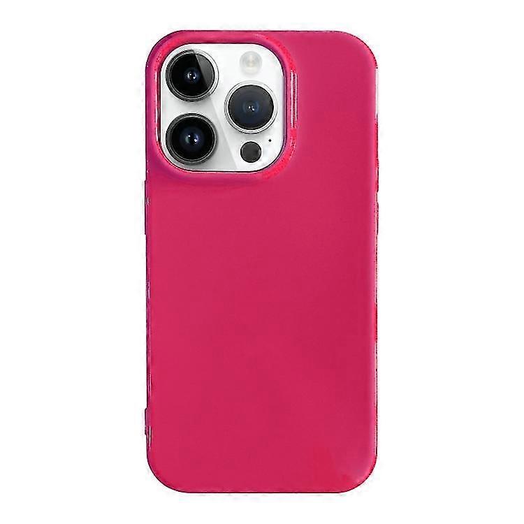 For iPhone 15 Plus Pro Shockproof Solid Color TPU Phone Case