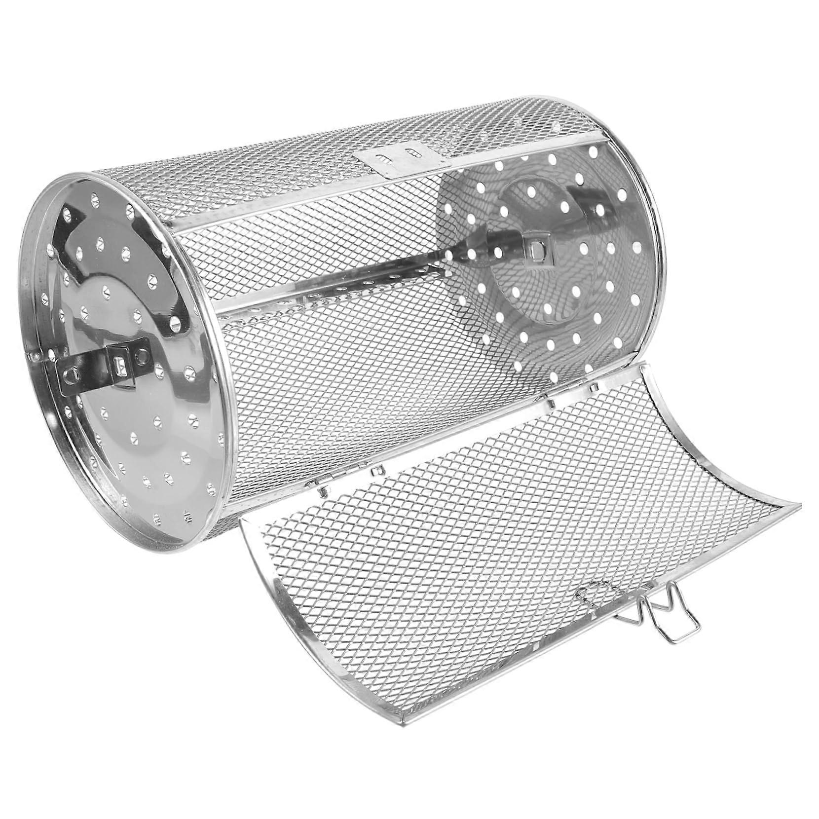 Grill Roasting Basket From Rotisserie Cage For Air Fryer Oven, Nuts And Vegetables, Innovative Door Design